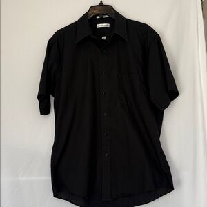 Pierre Cardin Classic Black Button Down Shirt